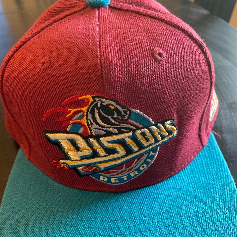 Detroit Pistons Mitchell and Ness Hat